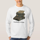 Clackety Clack  Typewriter T-shirt (Voorkant)