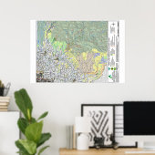 ClackLandMap Poster (Thuiskantoor)