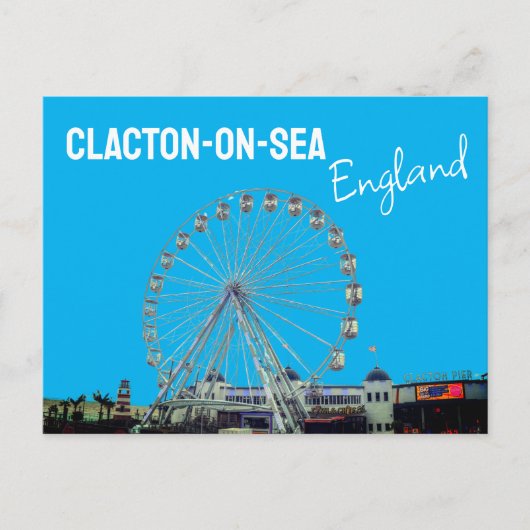 Clacton Pier - Clacton-on-Zee, Verenigd Koninkrijk Briefkaart (Voorkant)