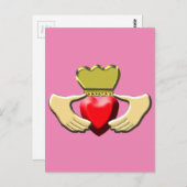 Claddagh Briefkaart (Voorkant / Achterkant)