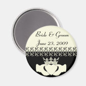 Claddagh bruiloft uitnodiging set magneet (Voorkant / Achterkant)