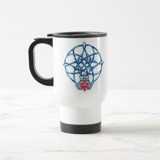 Claddagh Celtic Knot Travel Mug Reisbeker (Links)