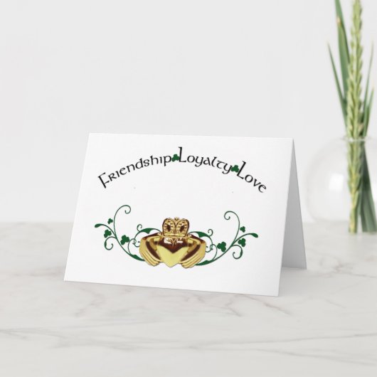 Claddagh/Claddaugh Kaart (Voorkant)