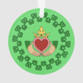 Claddagh et Green Knotwork (dos)