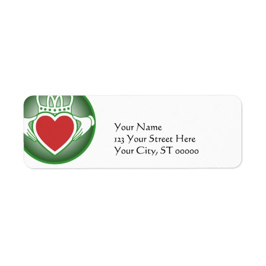Claddagh Etiket (Voorkant)