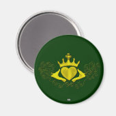 Claddagh (Goud) Magneet (Voorkant / Achterkant)
