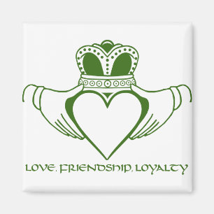 Claddagh Irish square magnenet Magneet