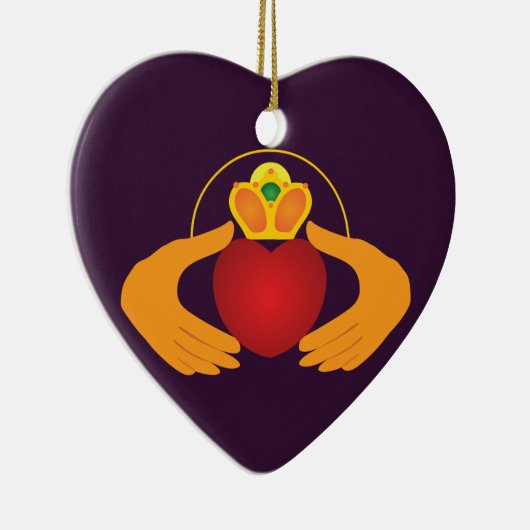 Claddagh Keramisch Ornament (Rechts)