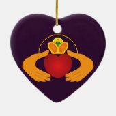 Claddagh Keramisch Ornament (Achterkant)