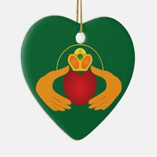 Claddagh Keramisch Ornament (Rechts)