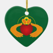 Claddagh Keramisch Ornament (Voorkant)