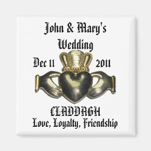 Claddagh Magnet aanpassen Magneet