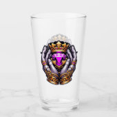 Claddagh Pint Glass Glas (Voorkant)