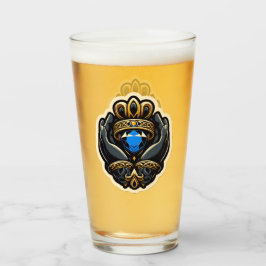 Claddagh Pint Glass Glas