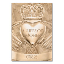 Claddagh Ring Wedding Initialen Place Name