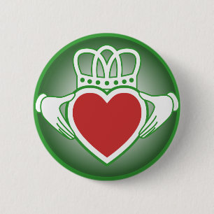Claddagh Ronde Button 5,7 Cm