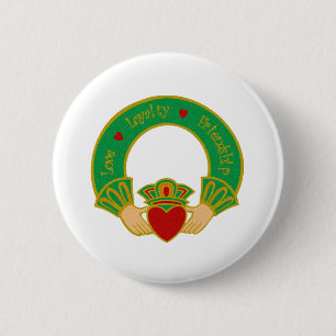 Claddagh Ronde Button 5,7 Cm