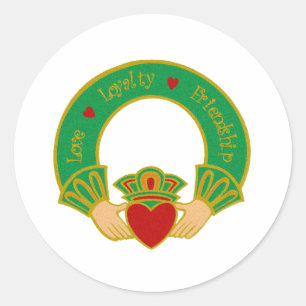 Claddagh Ronde Sticker