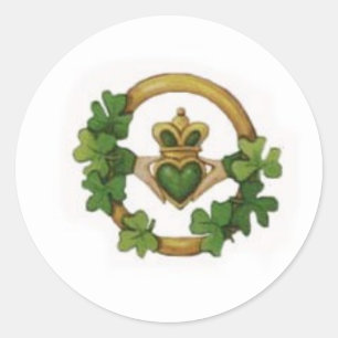 claddagh ronde sticker