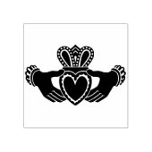 Claddagh-stempel Rubberstempel (Afrduk)