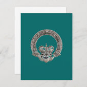 Claddagh Uitnodigingen (Voorkant / Achterkant)