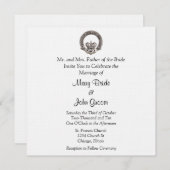 Claddagh Wedding Invitations Kaart (Voorkant / Achterkant)