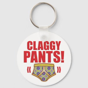 Claggy Pants Flowery Sleutelhanger