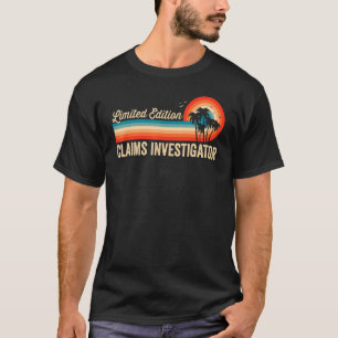 Claims onderzoeker Verjaardag Retro Mannen Papa T-shirt