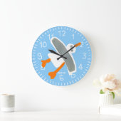 Clair bleu John Dyer Horloge murale Seagull (Maison)