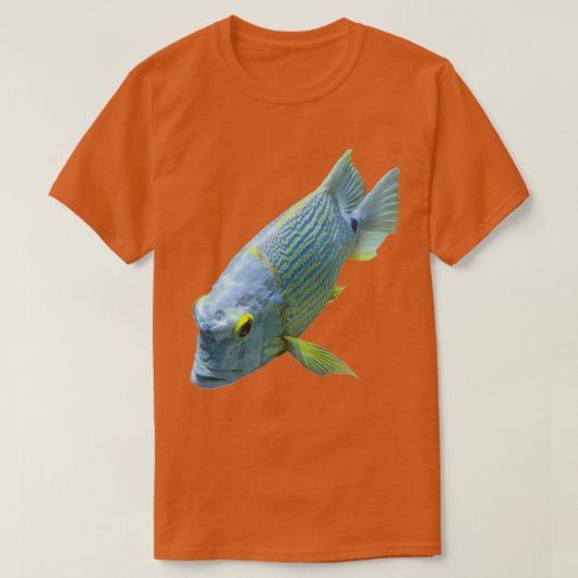 Clair bleu poisson classique TShirt (Design devant)