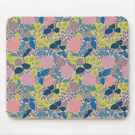 Clair et Jouer Rose Imprimer le tapis de souris (Devant)