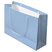 Clair Français Bleu Grand Sac Cadeau (Devant Angle)