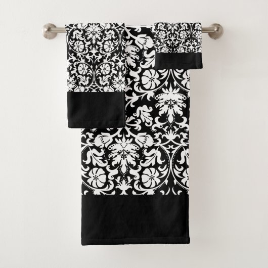 Clair noir et blanc Damas (En situation)
