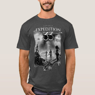 Clair Obscur Expeditie 33 Gamer Vintage 90s Fan Ku T-shirt