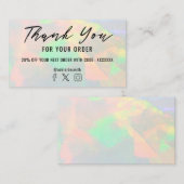 clair opal merci carte de visite (Devant / Derrière)