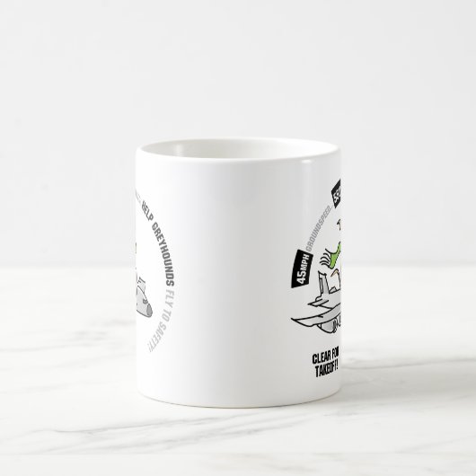 Clair pour le décollage ! Tasse (Centre)