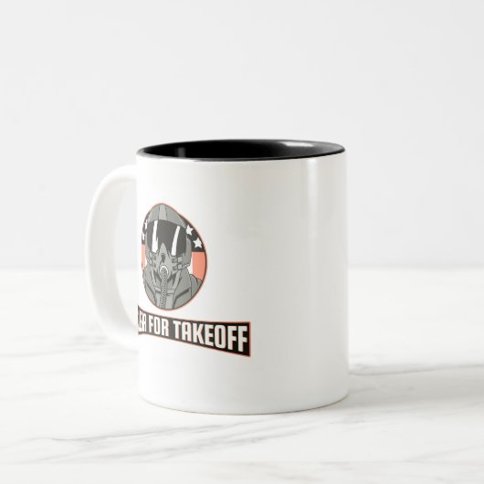 Clair pour Takeoff Army Maman Coffee Mug Militaire (Devant gauche)