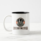 Clair pour Takeoff Army Maman Coffee Mug Militaire (Gauche)