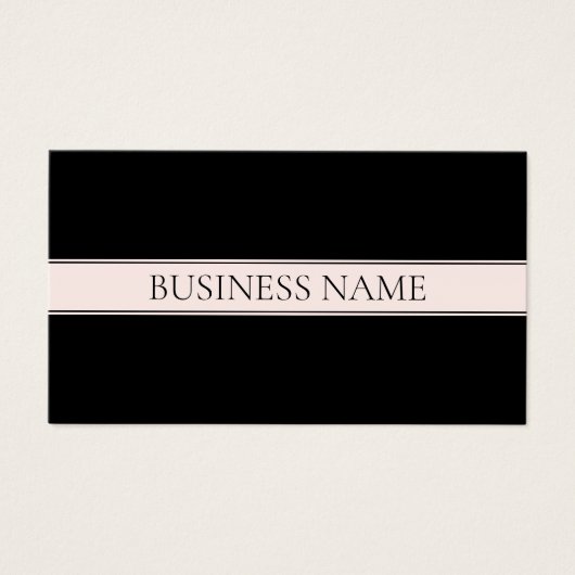 Clair rose pâle Bleu Bande et Élégant Texte modifi (Devant)