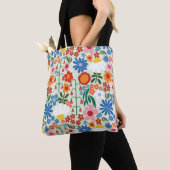 Clair Sky 60s Retro SummerTote sac (De près)