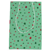 Clair vert Jingle cloches Sac cadeau de Noël (Dos)