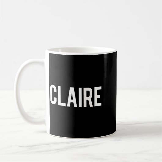 Claire - Cool New Funny Name Fan Gift Tee  Koffiemok (Links)