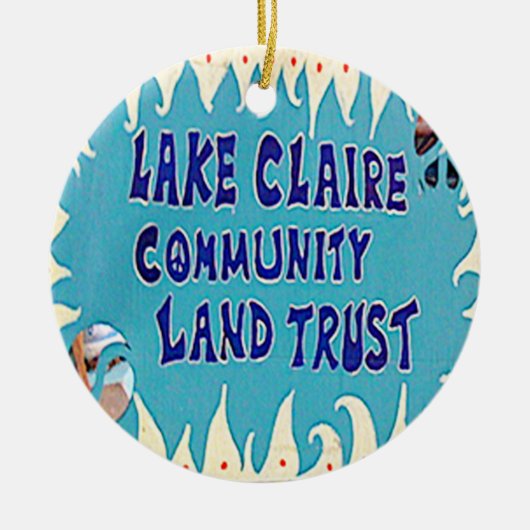 Claire Lake, Claire Atlanta, Lake Claire Keramisch Ornament (Voorkant)