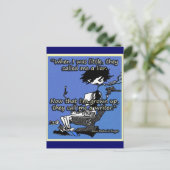 Claire's Schrijvers en leugenaars lijn Briefkaart (Staand voorkant)