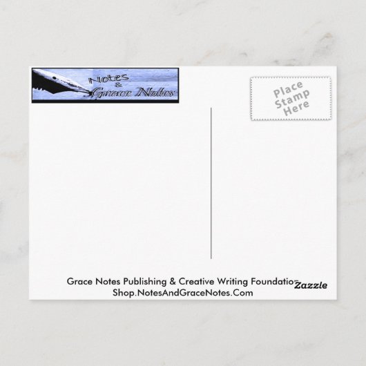 Claire's Schrijvers en leugenaars lijn Briefkaart (Achterkant)