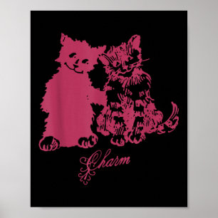 Clairo zegt dat een kat charme kat beste vrienden poster