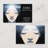 Clairvoyant Psychic Tarot Carte de visite d'énergi (Devant / Derrière)