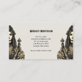 Clairvoyant, Psychique Moyen Carte de visite (Dos)