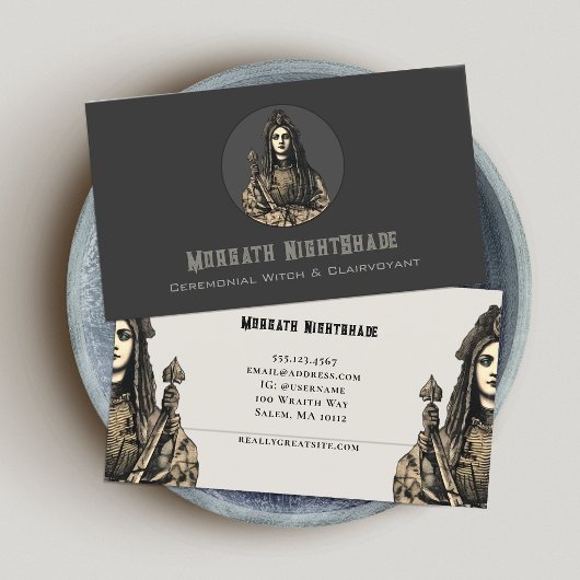 Clairvoyant, Psychique Moyen Carte de visite