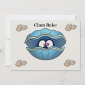 Clam bake Invitation Kaart (Voorkant)